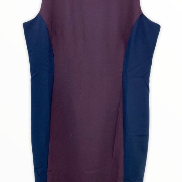 LOFT Women's Color Block Sheath Dress size 14 - Picture 5 of 6